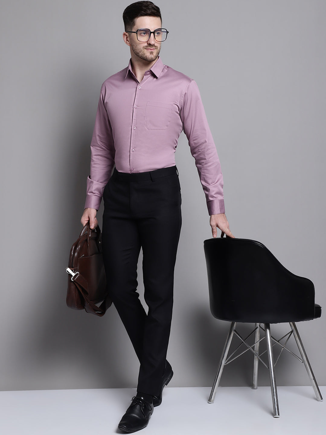 Men's Cotton Solid Formal Shirt