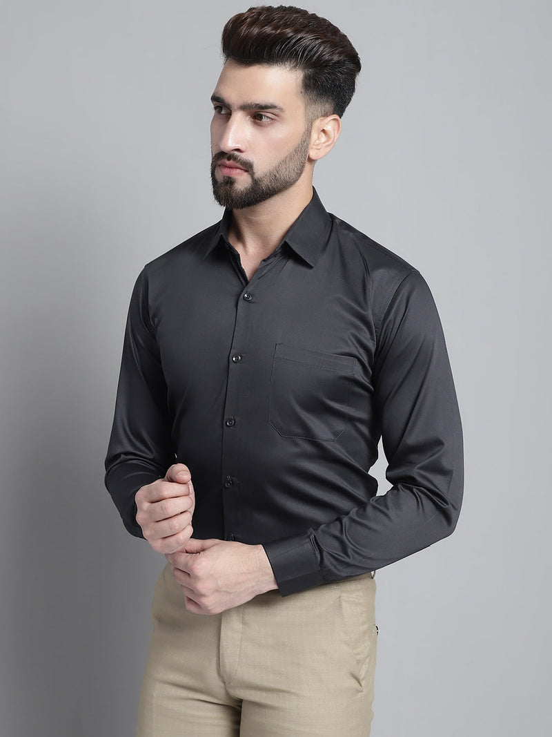 Men's Cotton Solid Formal Shirt