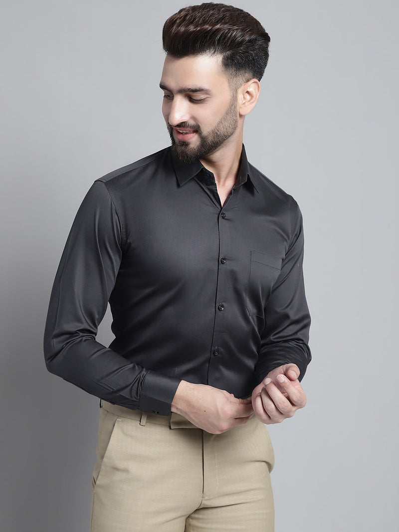 Men's Cotton Solid Formal Shirt