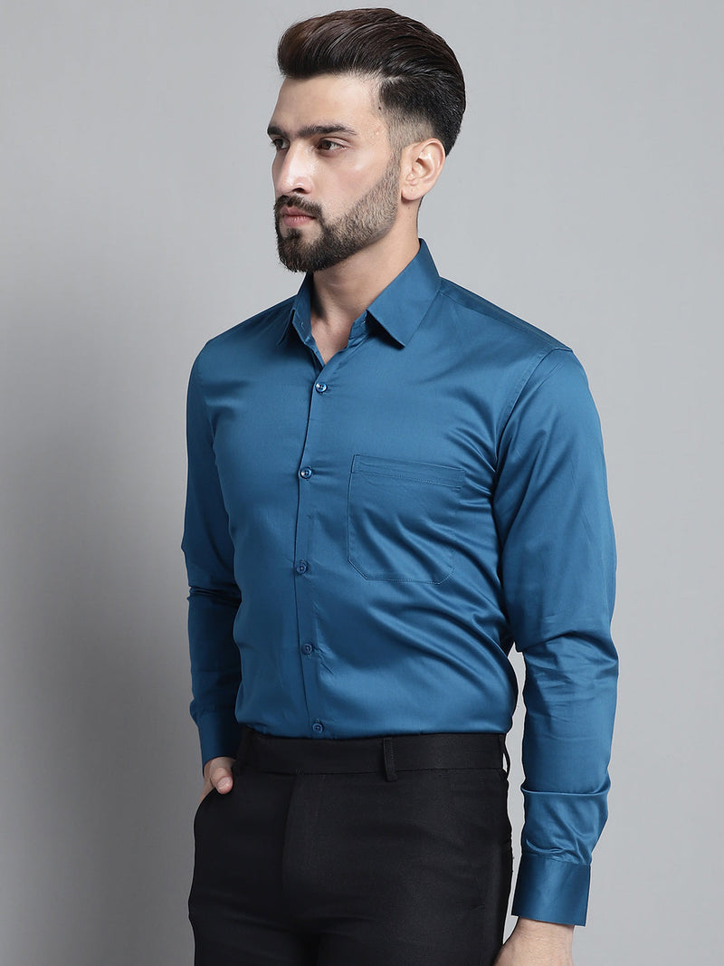 Men's Cotton Solid Formal Shirt