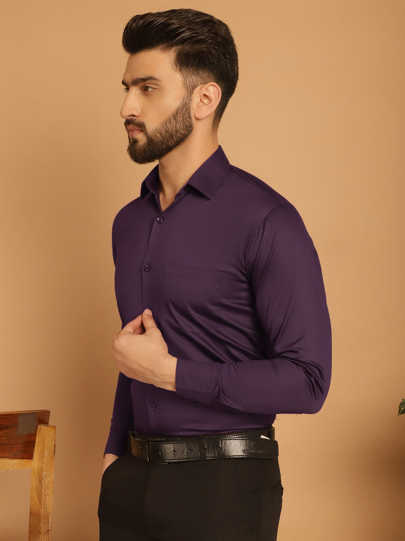 Men's Cotton Solid Formal Shirt