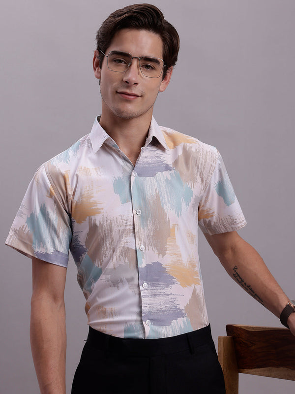 Men's Printed Formal Shirt