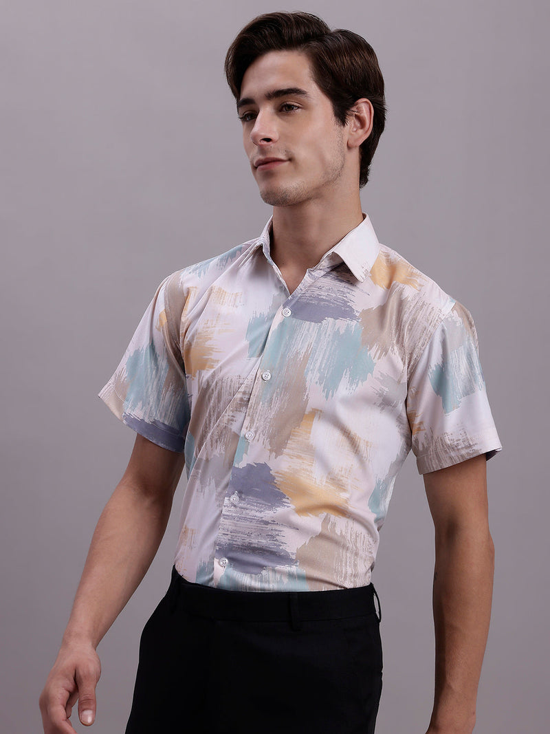 Men's Printed Formal Shirt