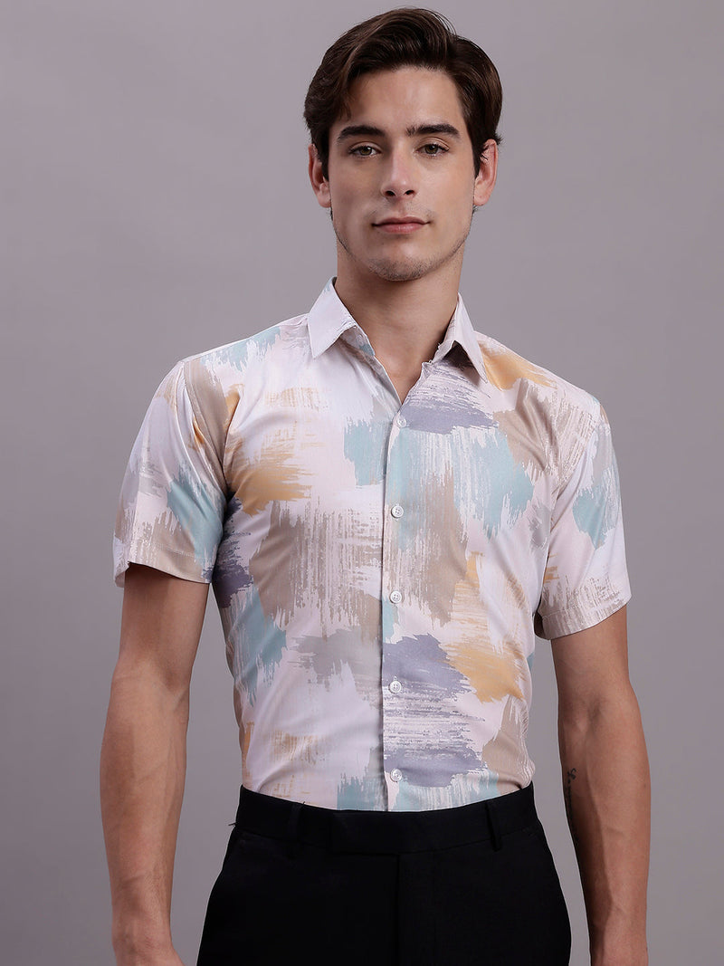 Men's Printed Formal Shirt