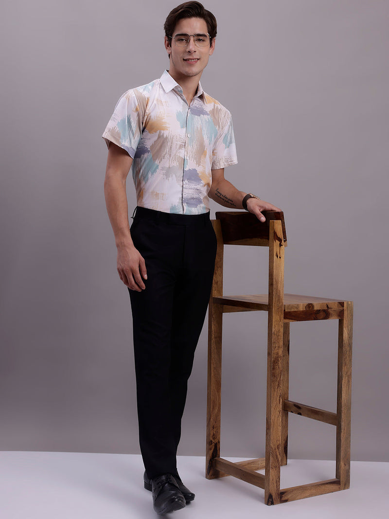 Men's Printed Formal Shirt