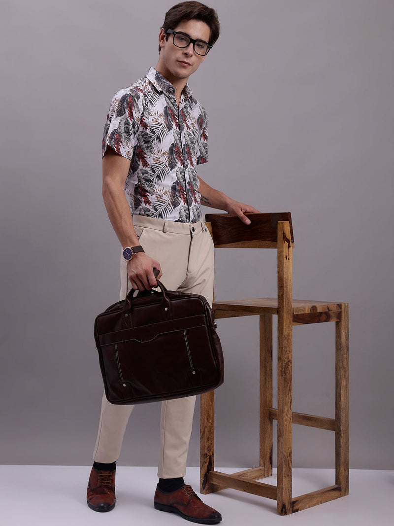 Men's Floral Printed Formal Shirt