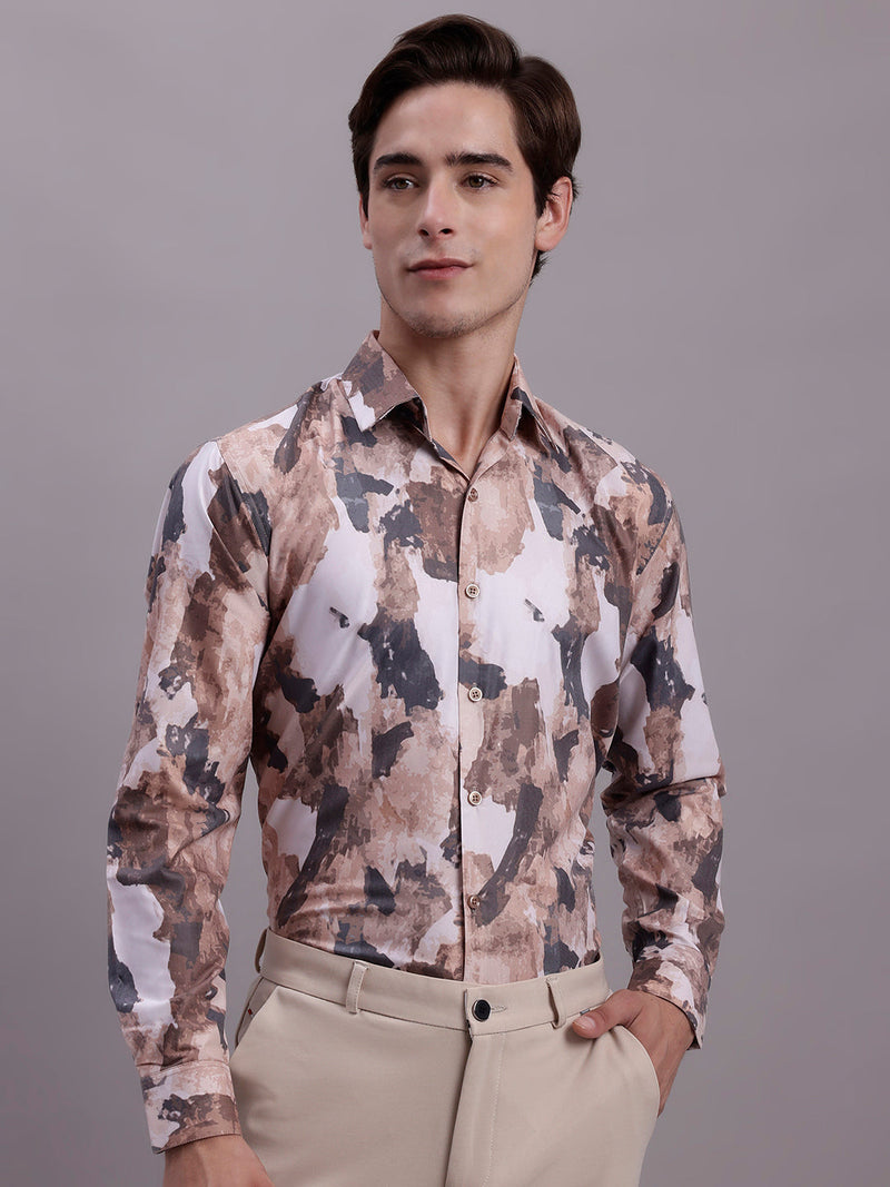 Men's Printed Formal Shirt