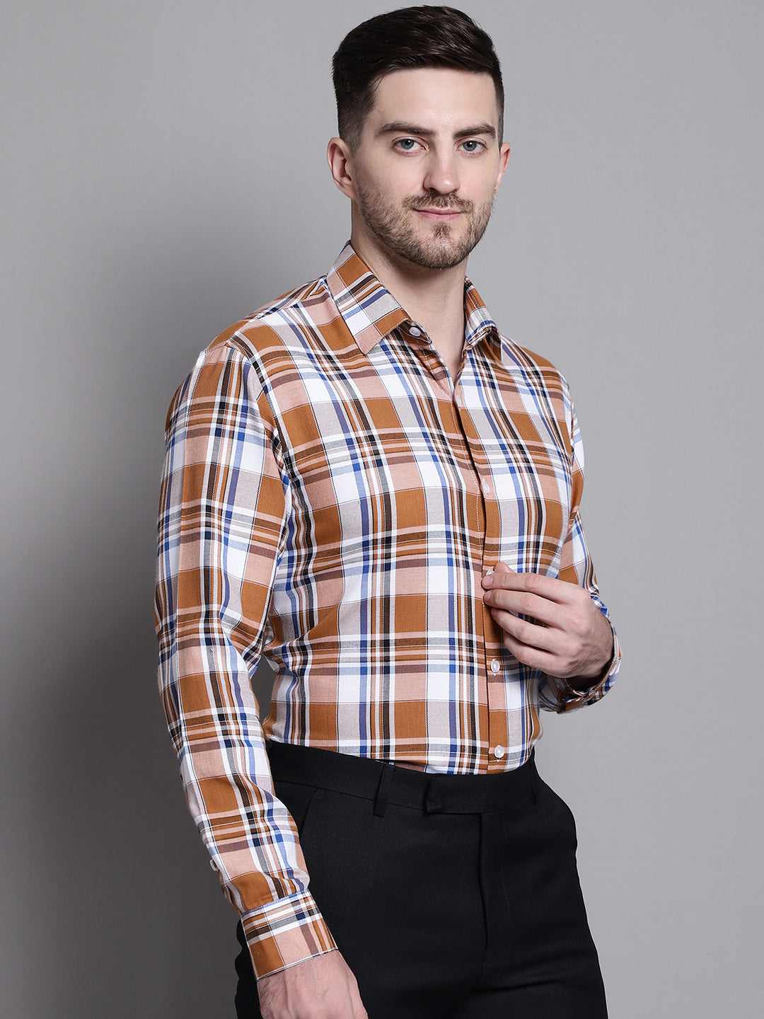 Men's Classic Checks Formal Shirt