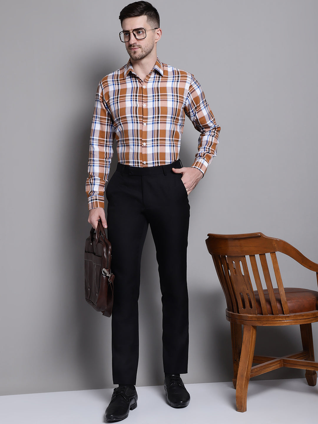 Men's Classic Checks Formal Shirt
