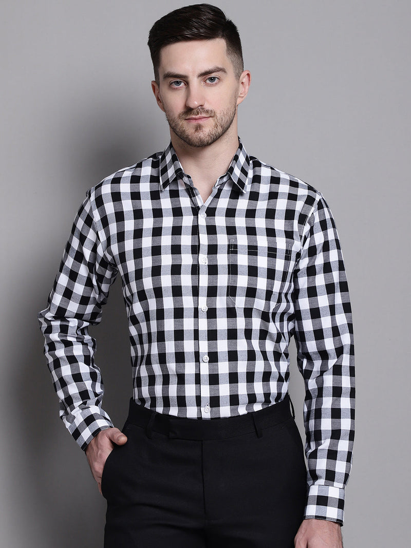 Men's Buffalo Check Formal Shirt