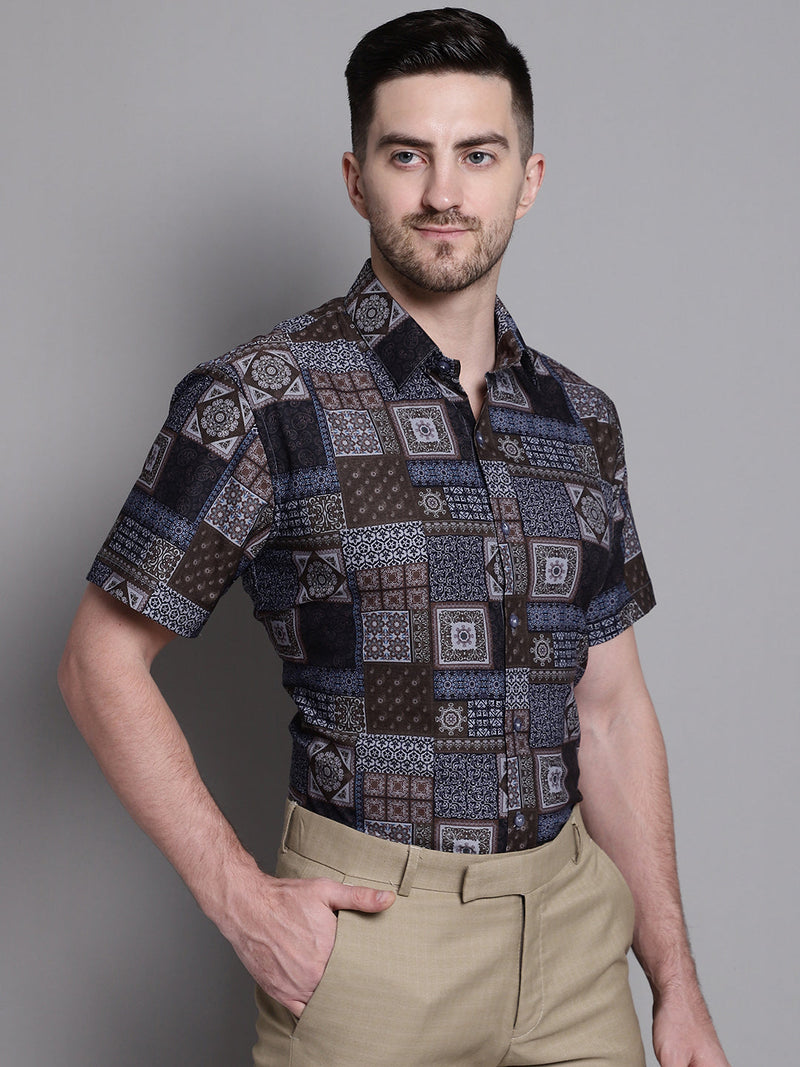 Men's Printed Formal Shirt