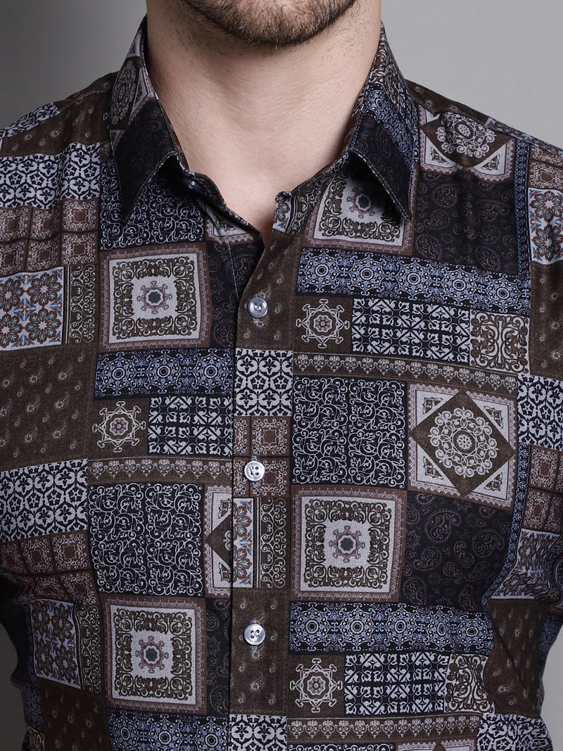 Men's Printed Formal Shirt