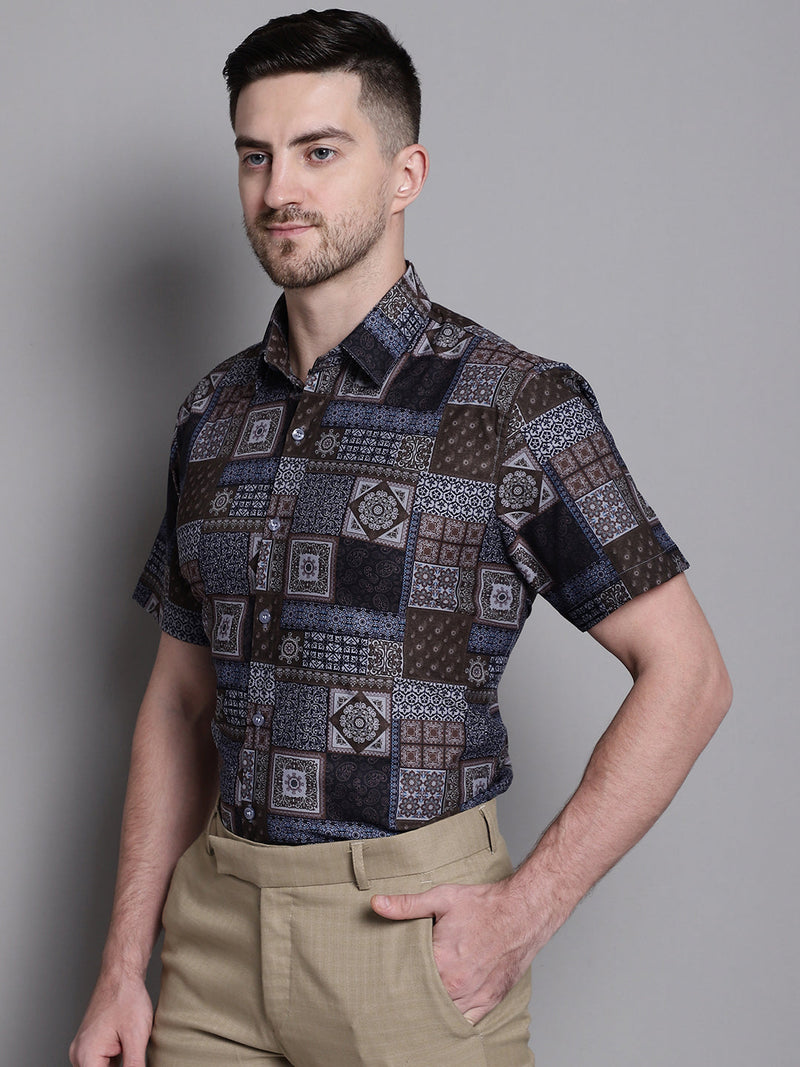 Men's Printed Formal Shirt