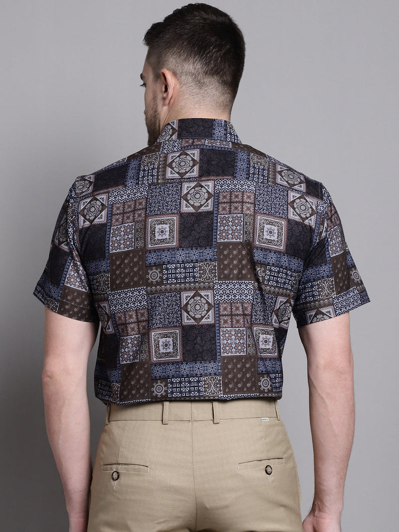 Men's Printed Formal Shirt