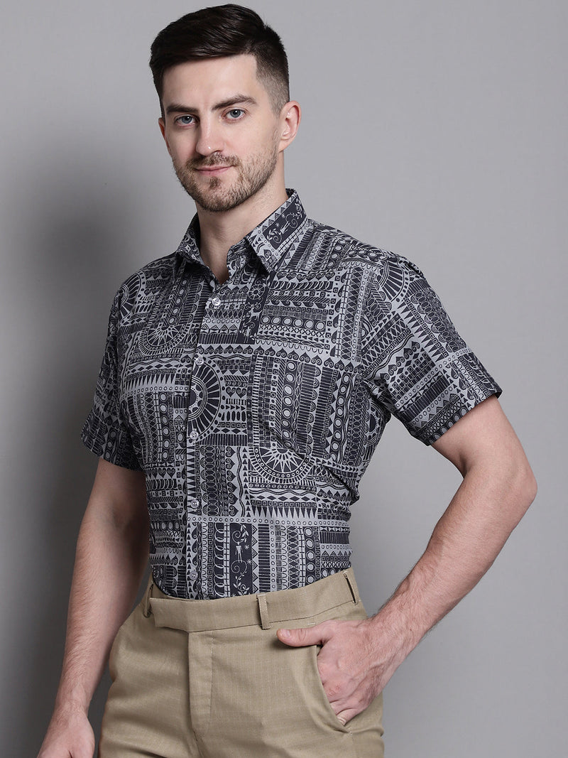 Men's Printed Formal Shirt