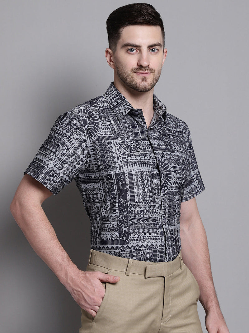 Men's Printed Formal Shirt