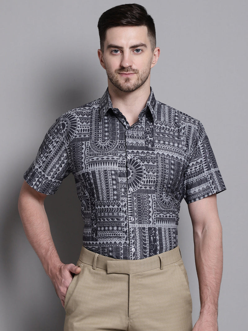 Men's Printed Formal Shirt