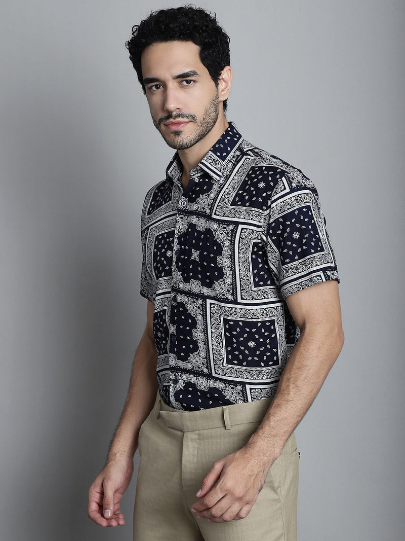 Men's Paisley Printed Formal Shirts