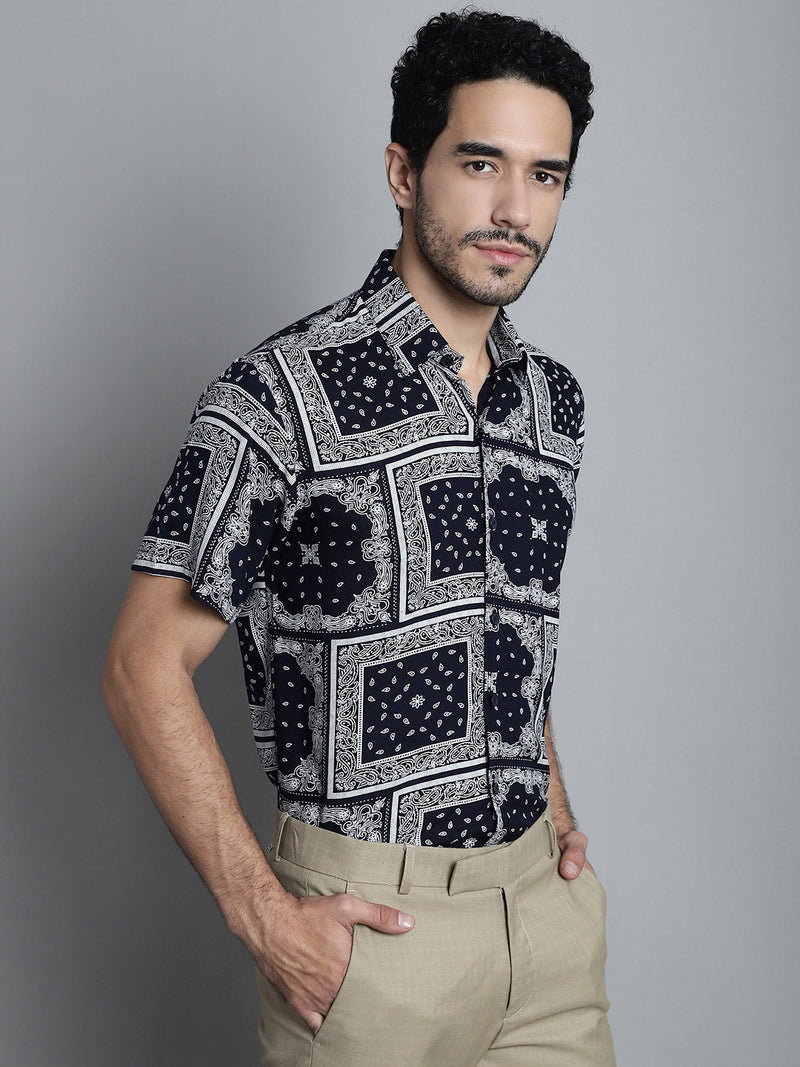 Men's Paisley Printed Formal Shirts