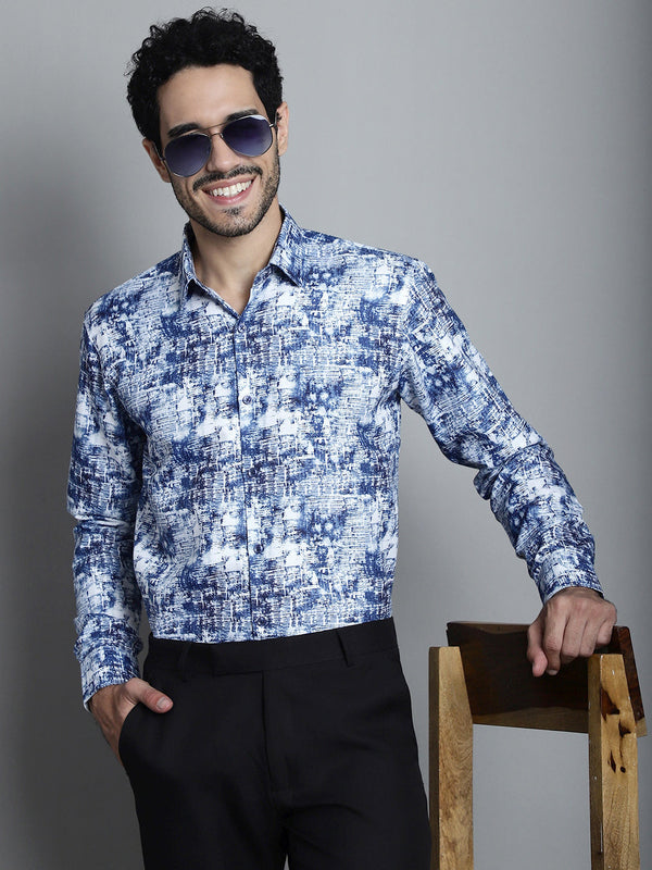 Men's Geomatric Printed Formal Shirts