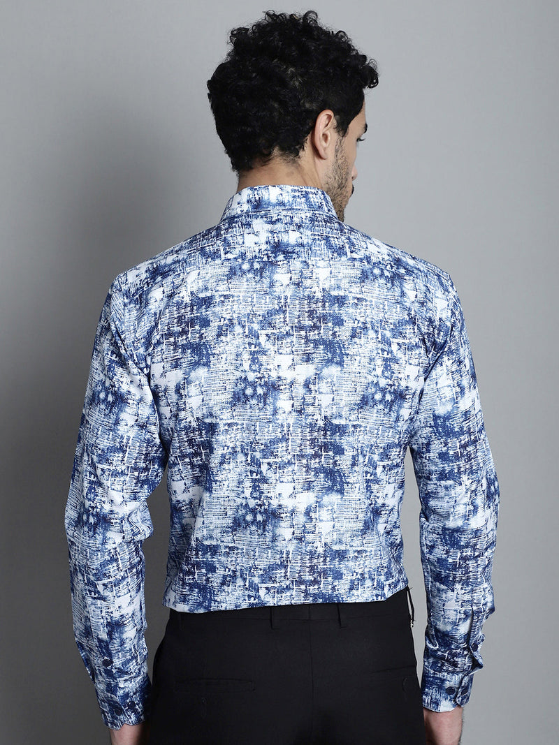 Men's Geomatric Printed Formal Shirts