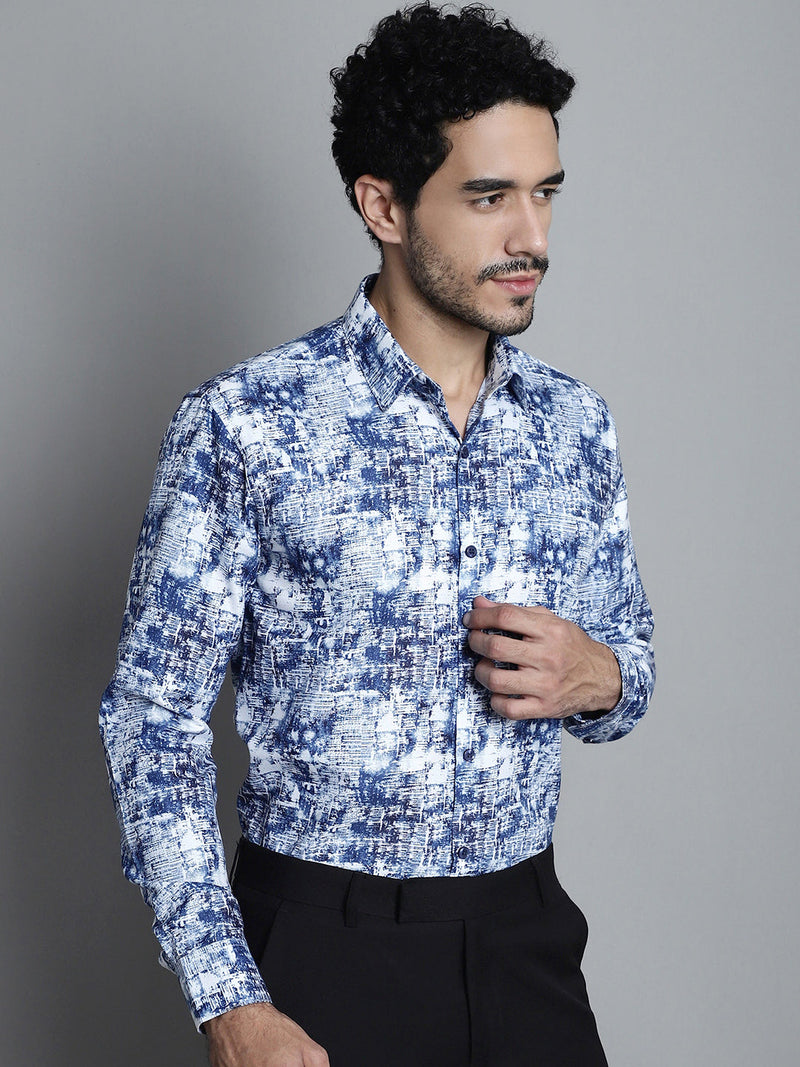 Men's Geomatric Printed Formal Shirts