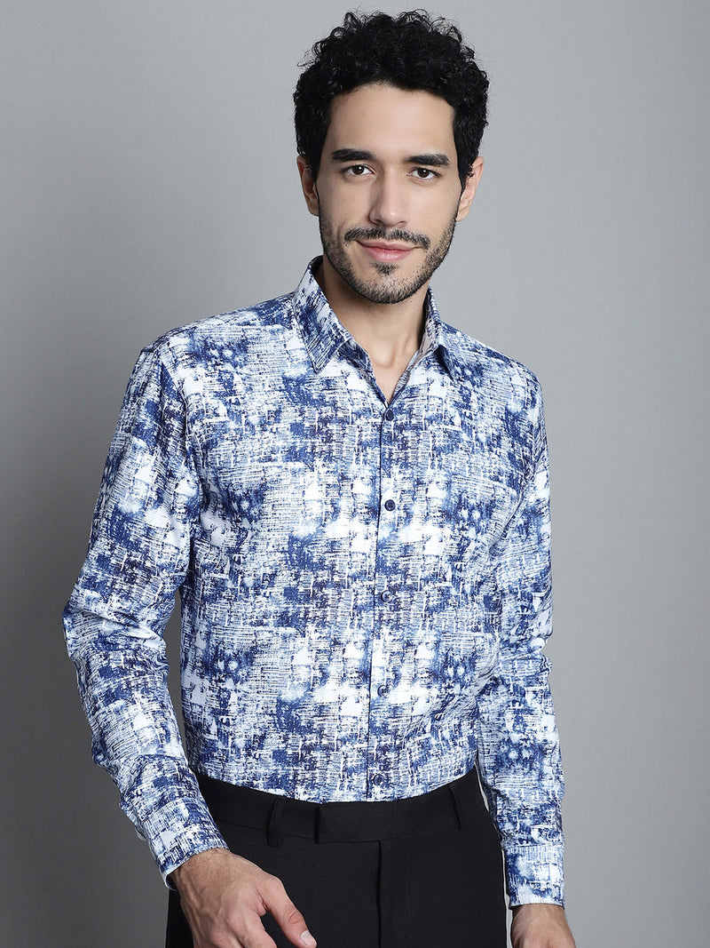 Men's Geomatric Printed Formal Shirts