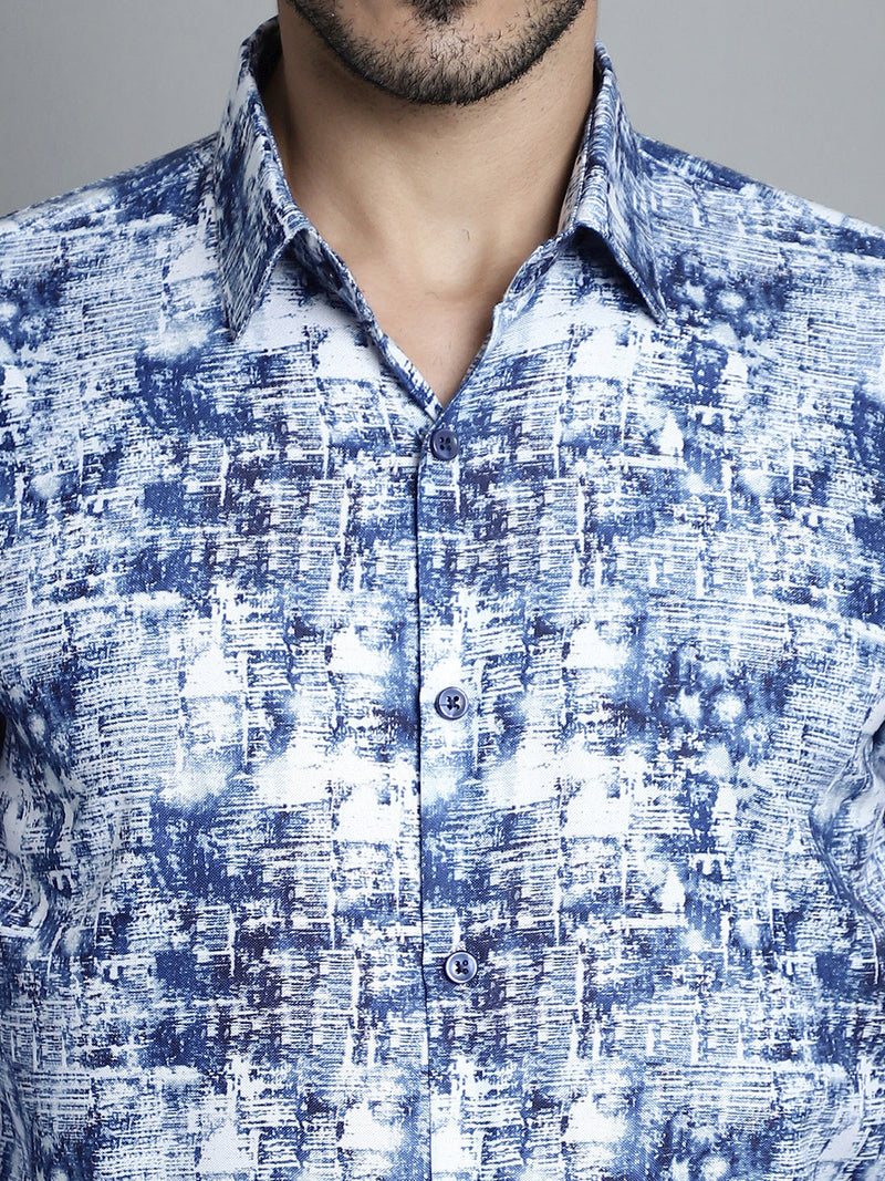 Men's Geomatric Printed Formal Shirts