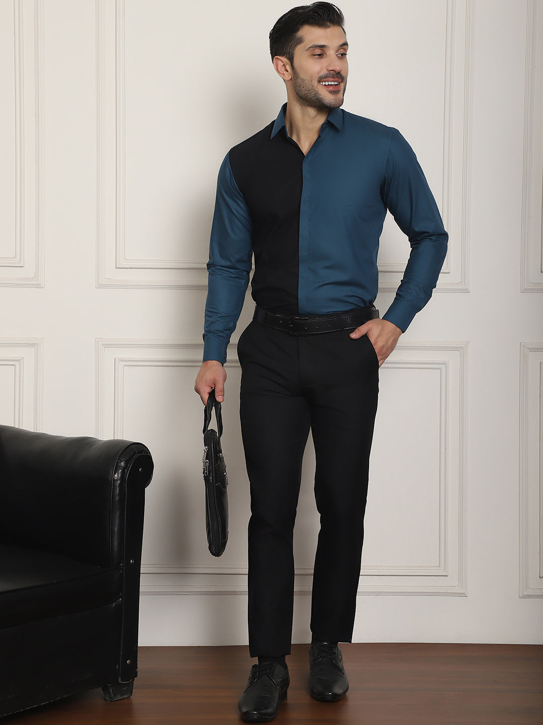 Premium Cotton Satin Formal Shirt