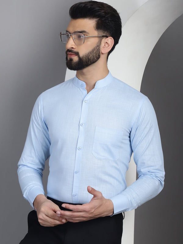 Cotton Solid Formal Shirt for Mens