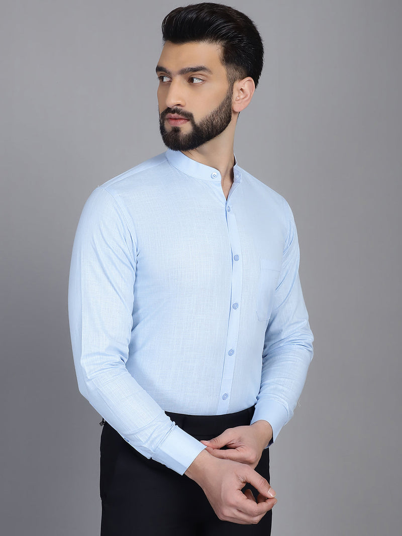 Cotton Solid Formal Shirt for Mens