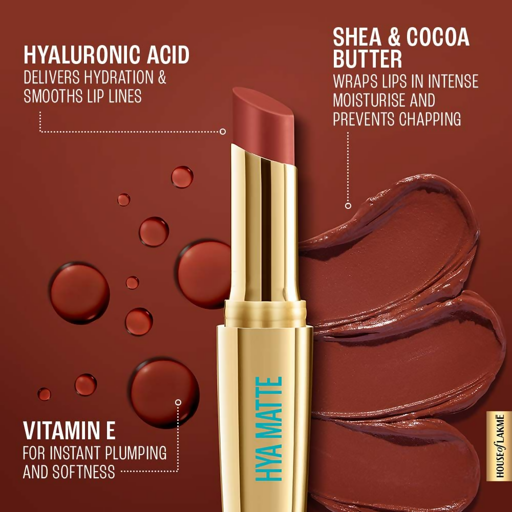 Lakme 9to5 Hya Matte Lipstick - Red Alert