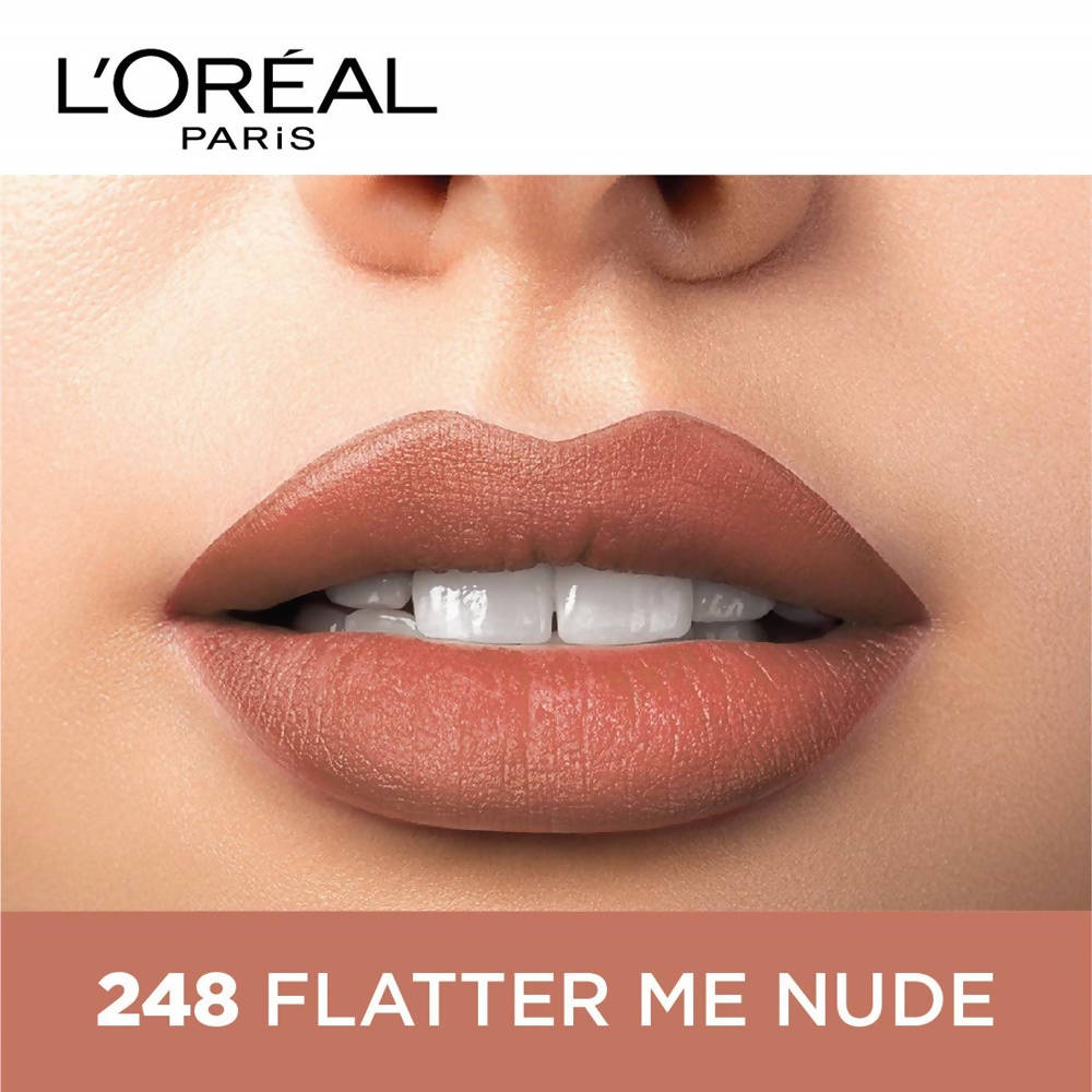 L'Oreal Paris Color Riche Moist Matte Lipstick - 248 Flatter Me Nude