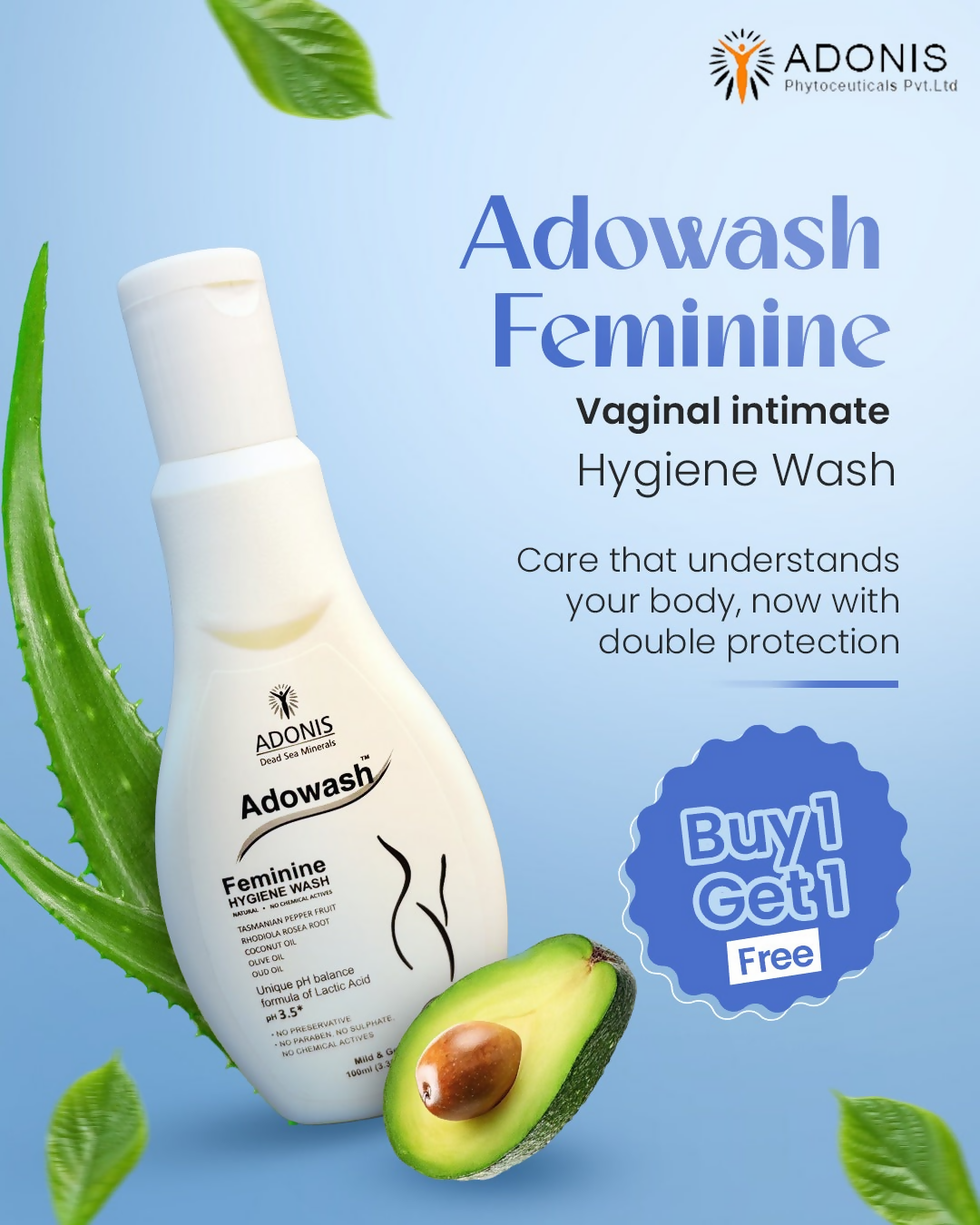 Adonis Adowash Feminine Hygiene Wash