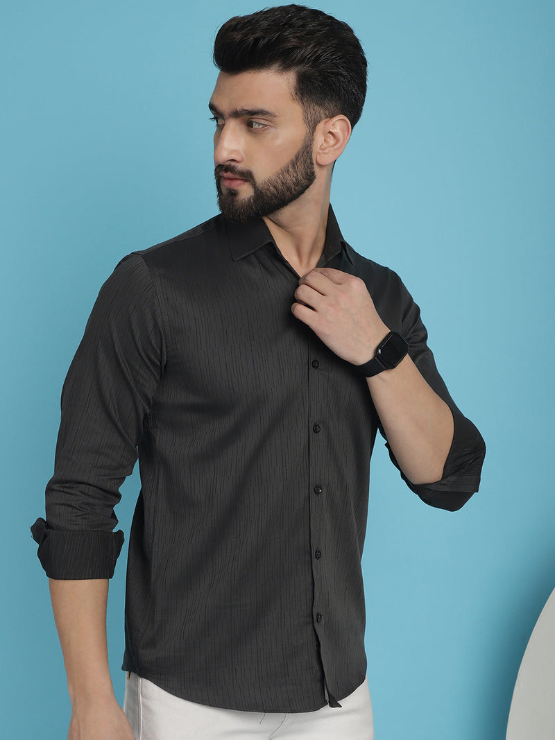 Woven Design Casual Shirt