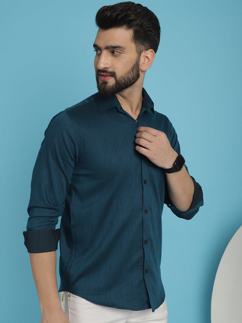 Woven Design Casual Shirt