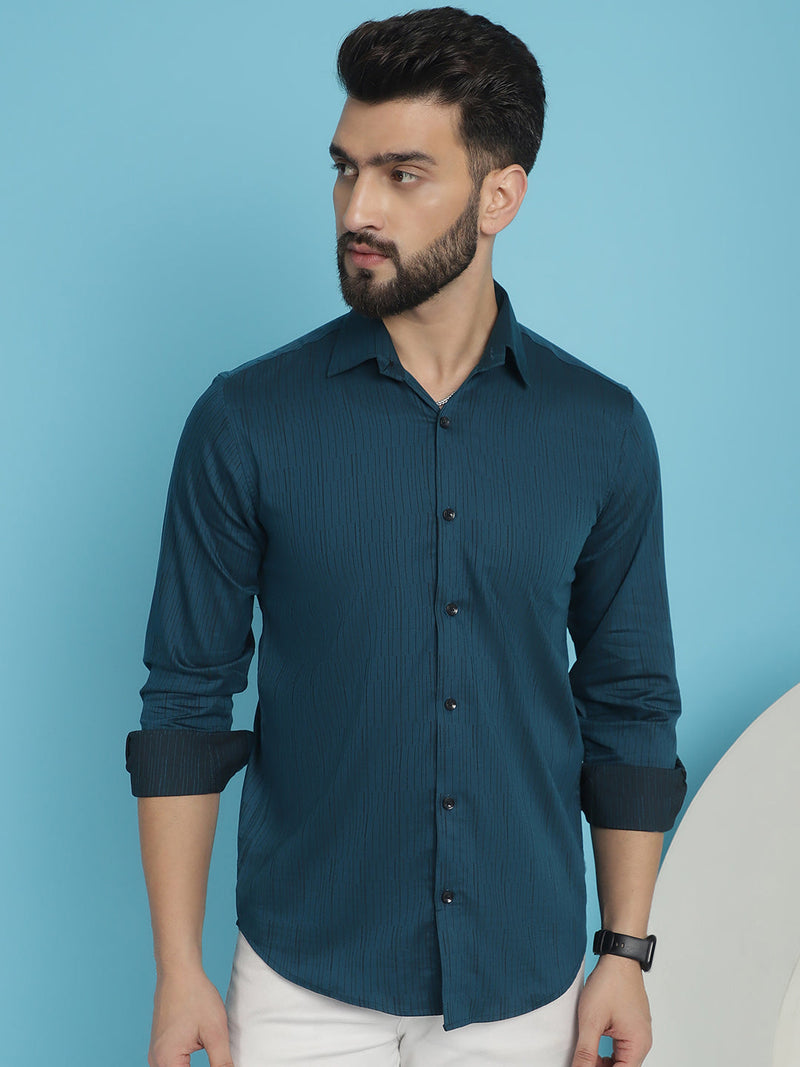 Woven Design Casual Shirt