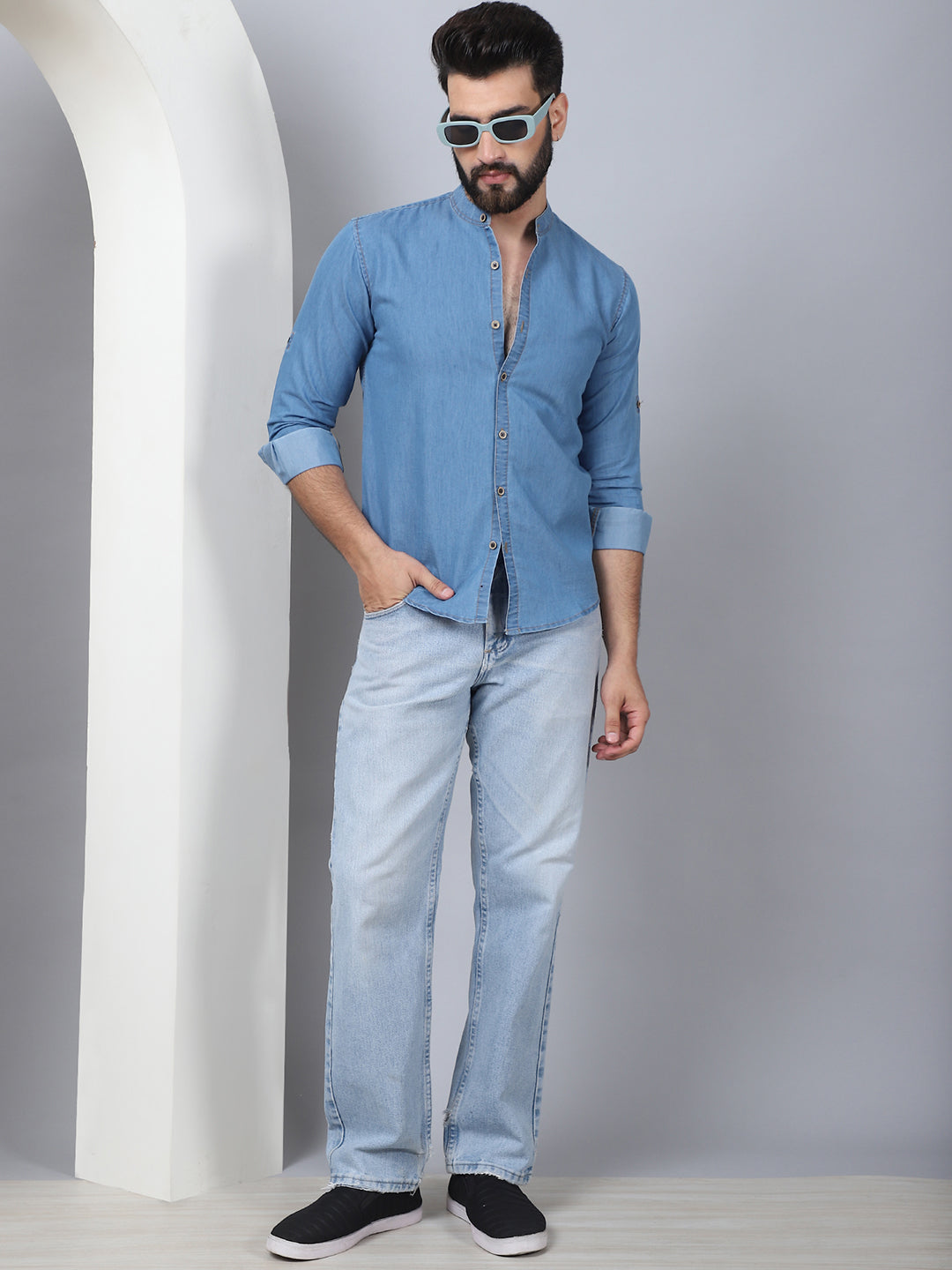 Denim Casual Shirt for Men