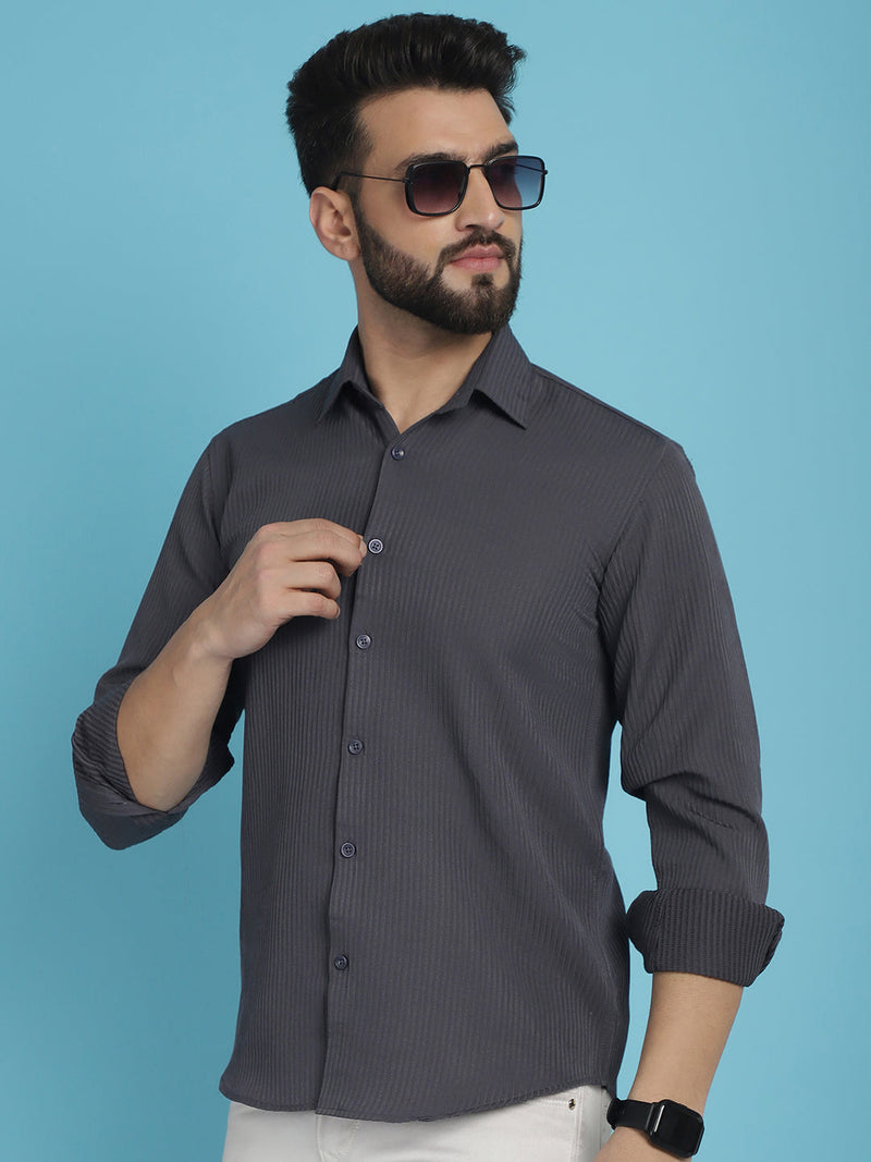 Striped Casual Shirt for Men's