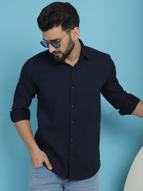 Striped Casual Shirt for Men's