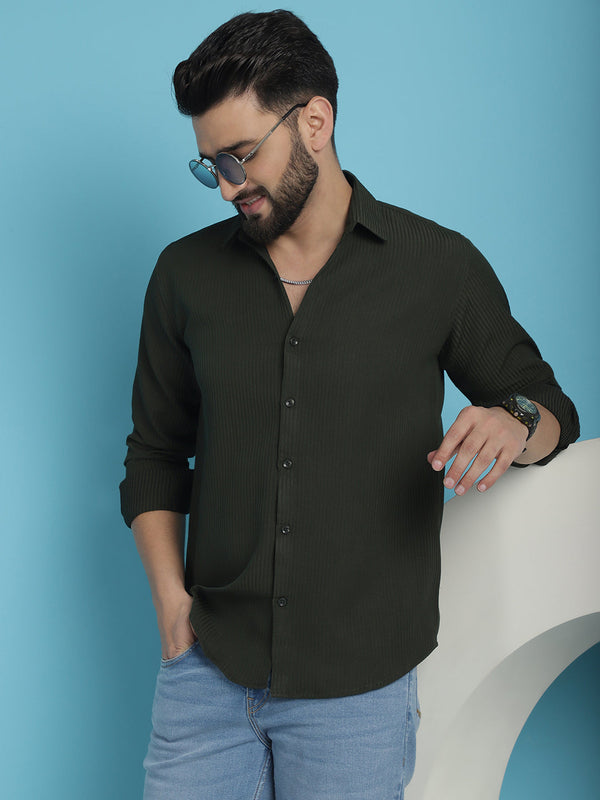 Striped Casual Shirt for Men's