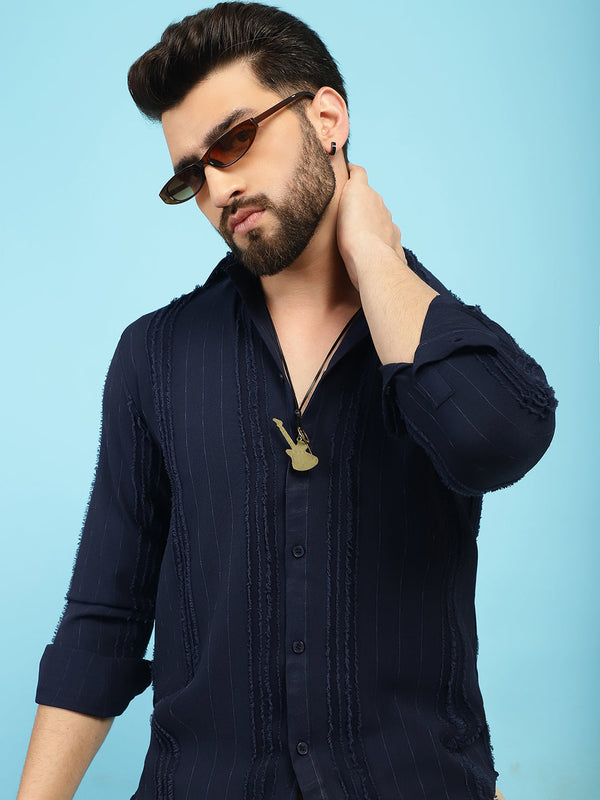 Self Design Casual Shirt for Mens