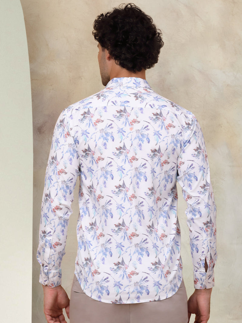 Printed Cotton Casual Shirt for Mens.