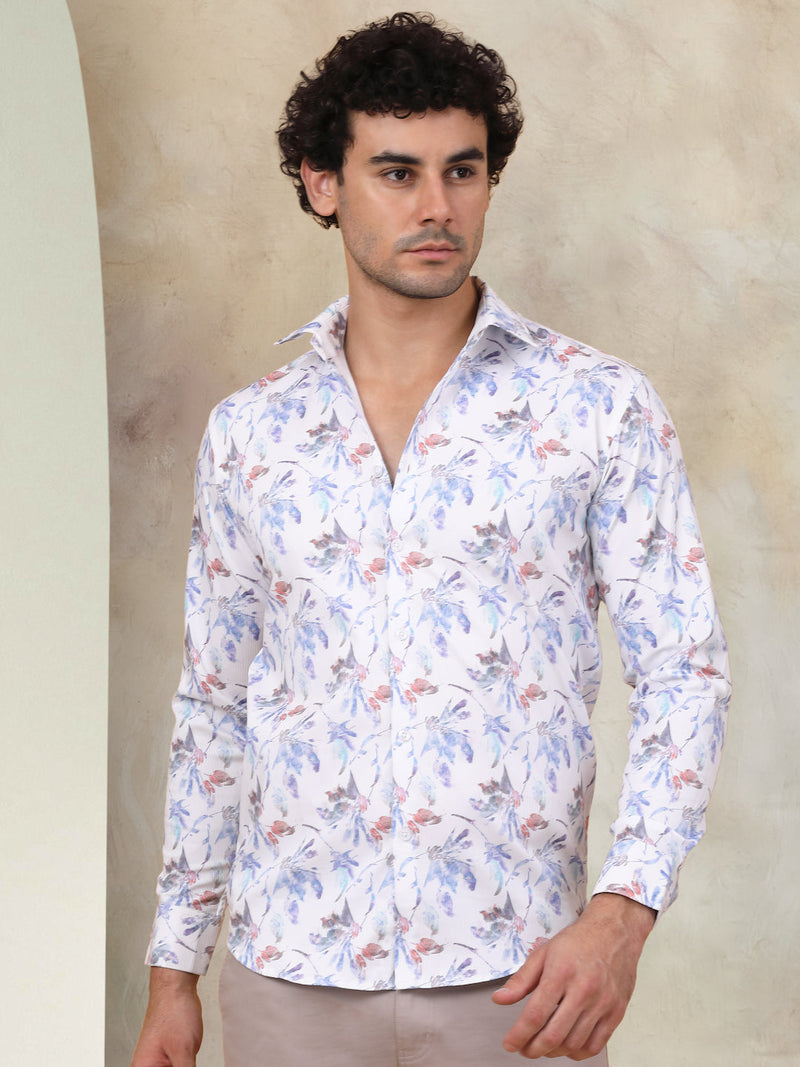 Printed Cotton Casual Shirt for Mens.