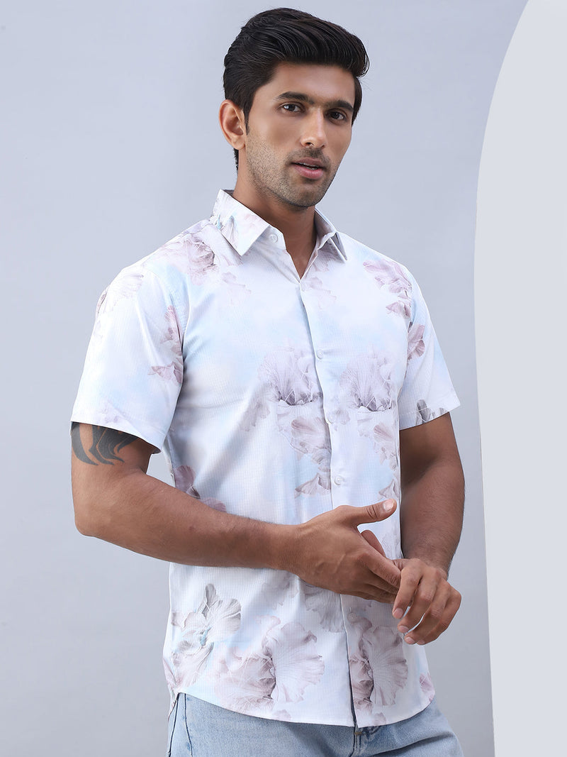 Printed Cotton Casual Shirt For Men