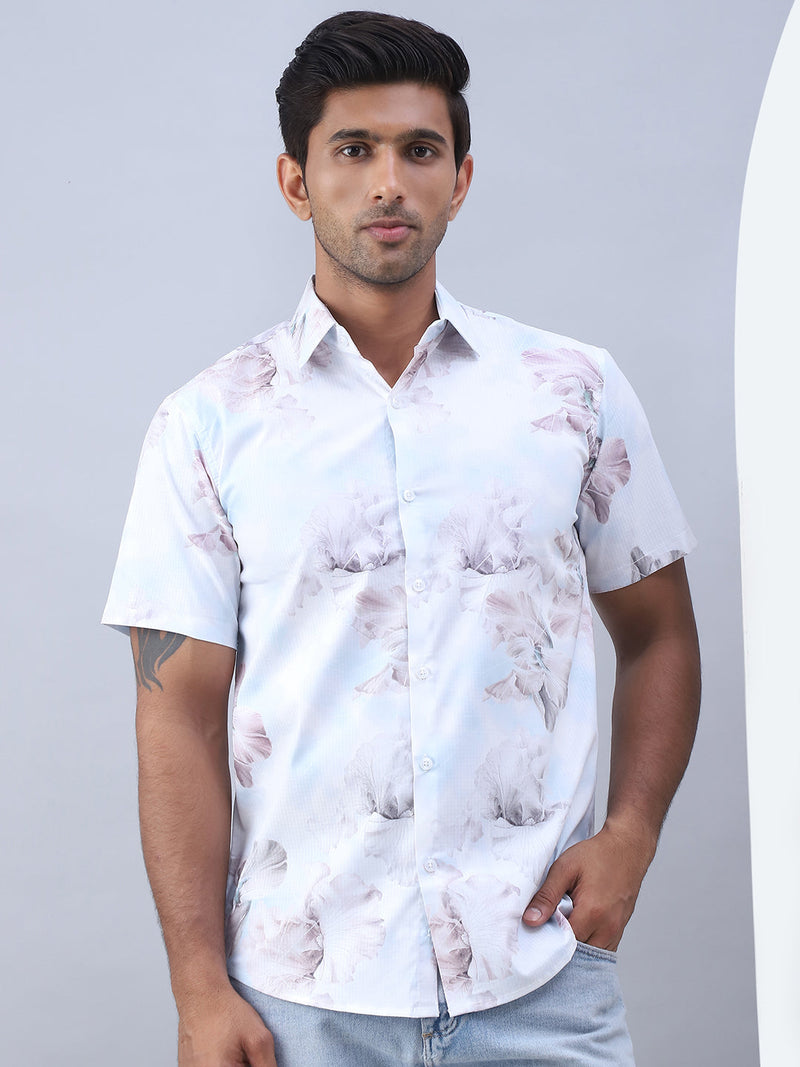 Printed Cotton Casual Shirt For Men