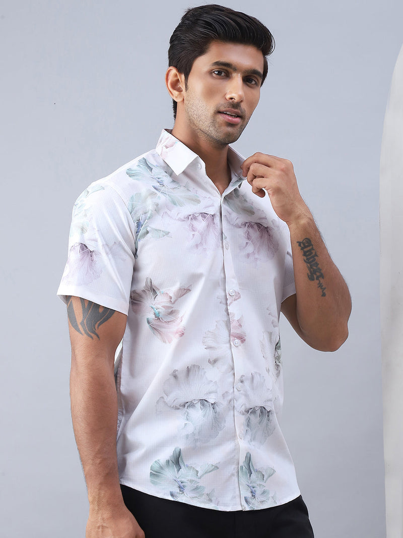 Printed Cotton Casual Shirt For Men