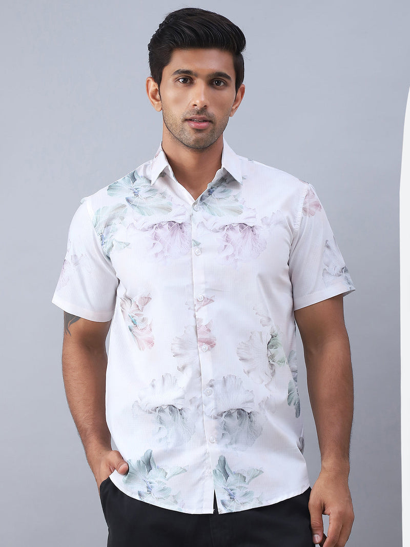 Printed Cotton Casual Shirt For Men