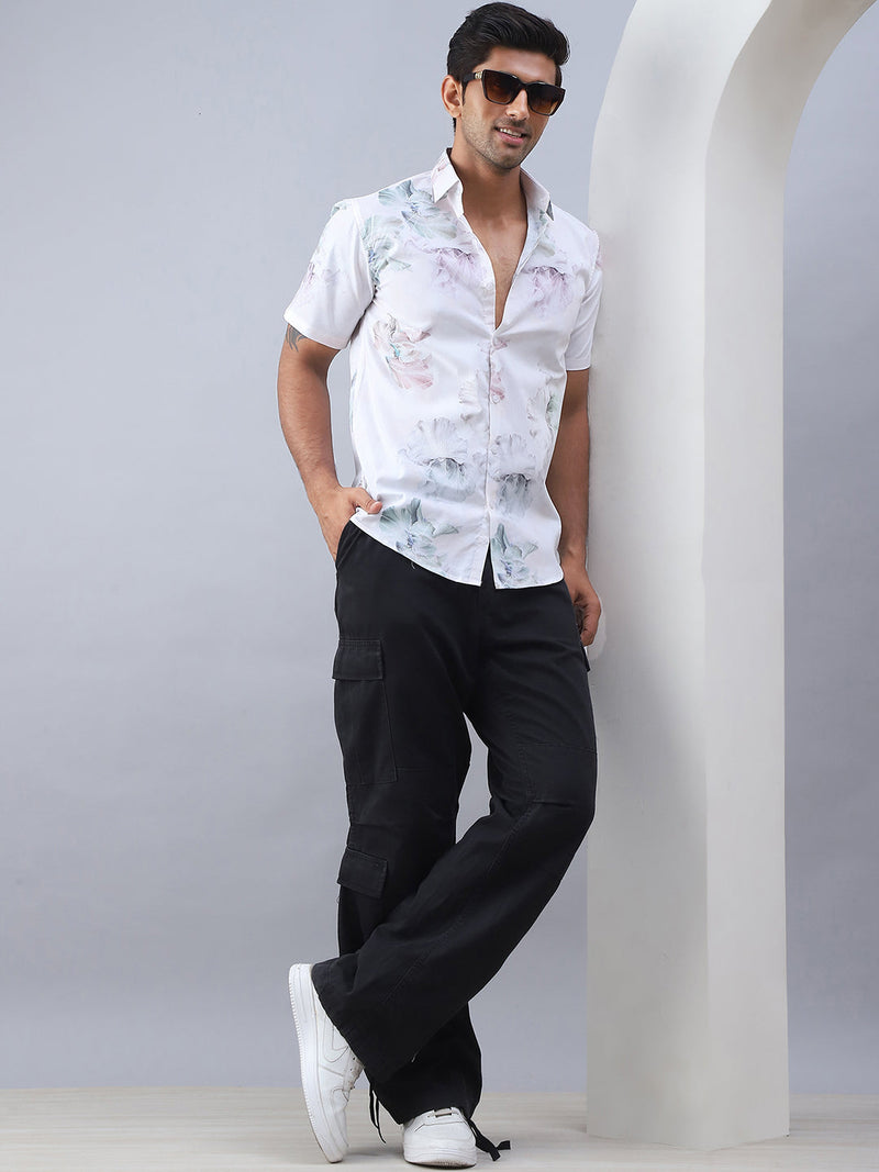 Printed Cotton Casual Shirt For Men