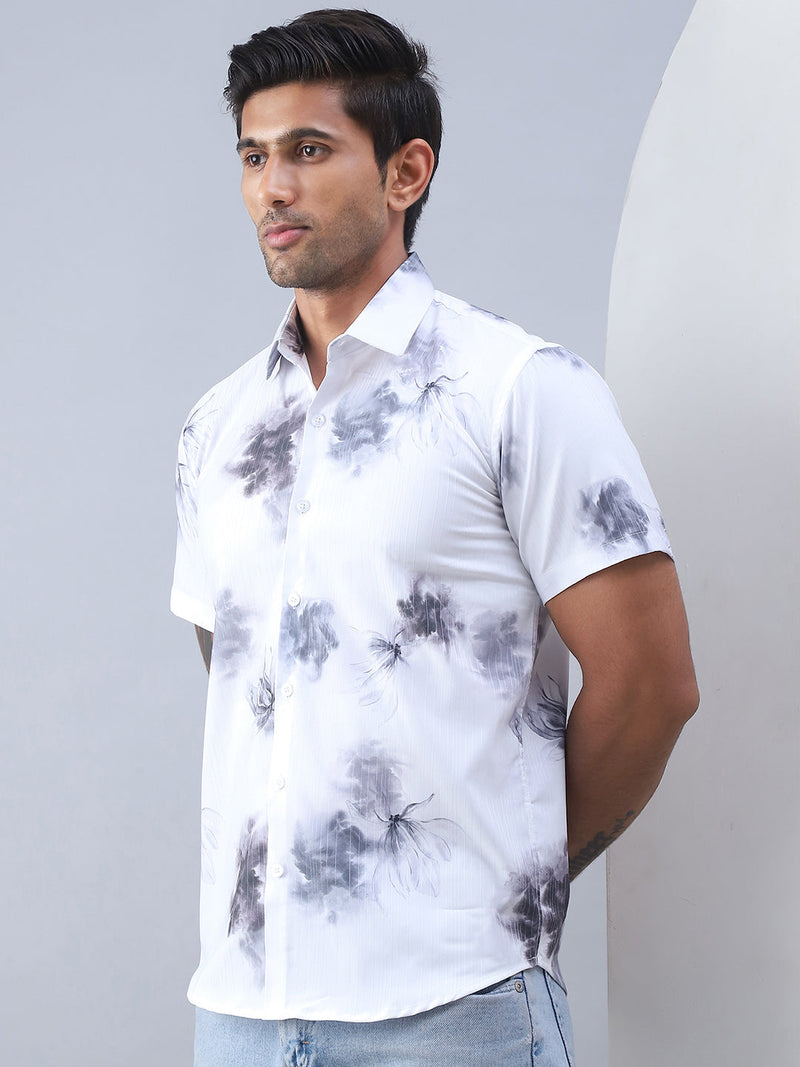 Printed Cotton Casual Shirt For Men